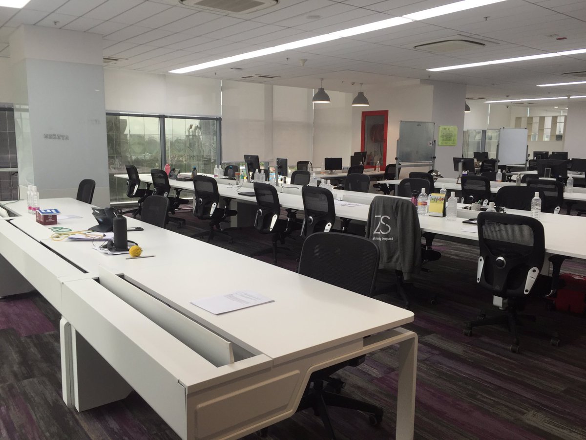 AshishPeshave's tweet photo. When I reach office in the morning! #emptyofficespaces #lifeatZS #firstcomer https://t.co/YD5Bz8DMUD