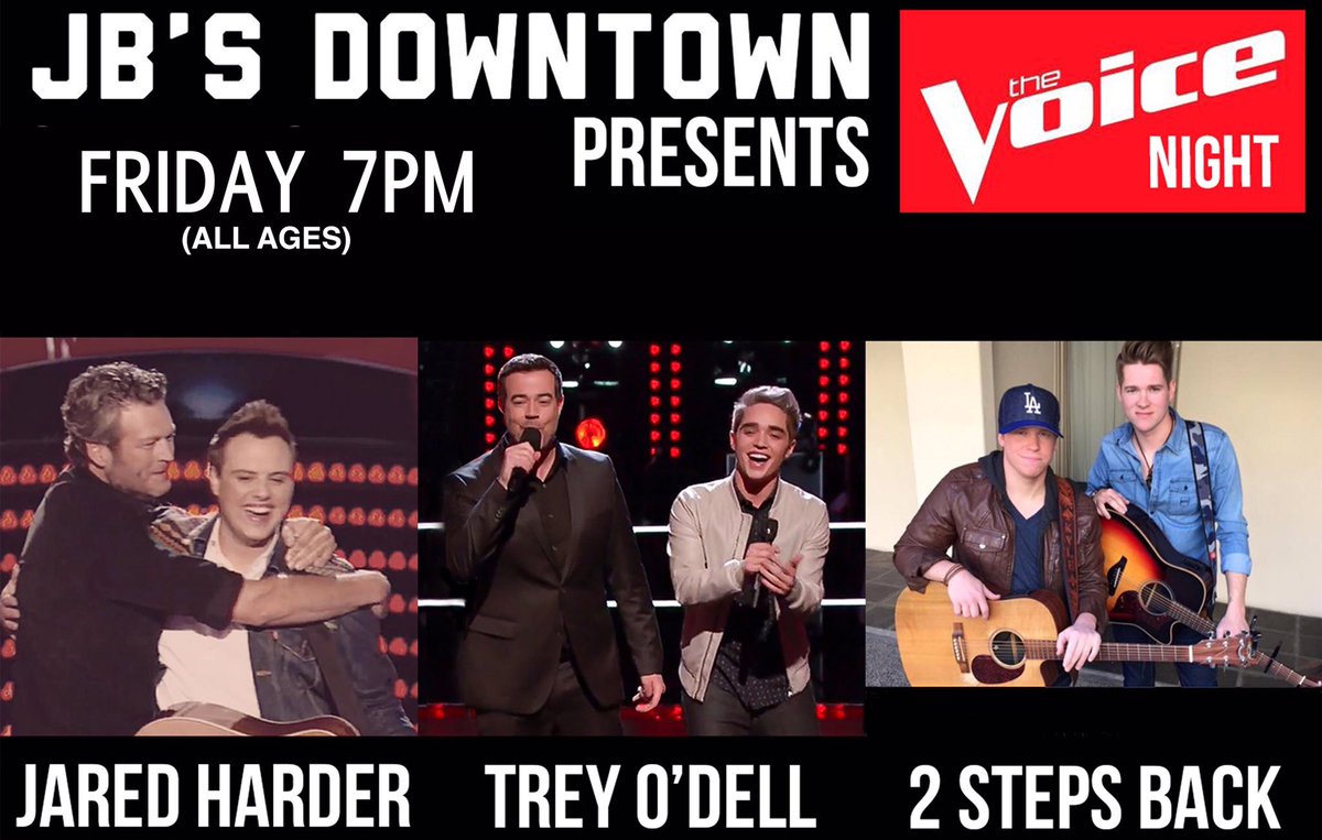 TreyODellMusic's tweet photo. Playing this Friday night in Joplin, MO with my bros @JaredHarder @2SBband 👍🏻 https://t.co/0f42EN1mbU