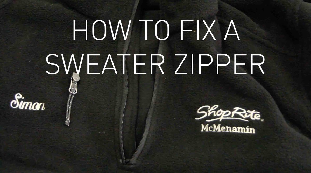 UCANZippersUSA's tweet photo. How to fix a 1/4 zip sweater.  #FixIt #ZipperFix https://t.co/79ILm6CX8p https://t.co/AJ1DiVysgi