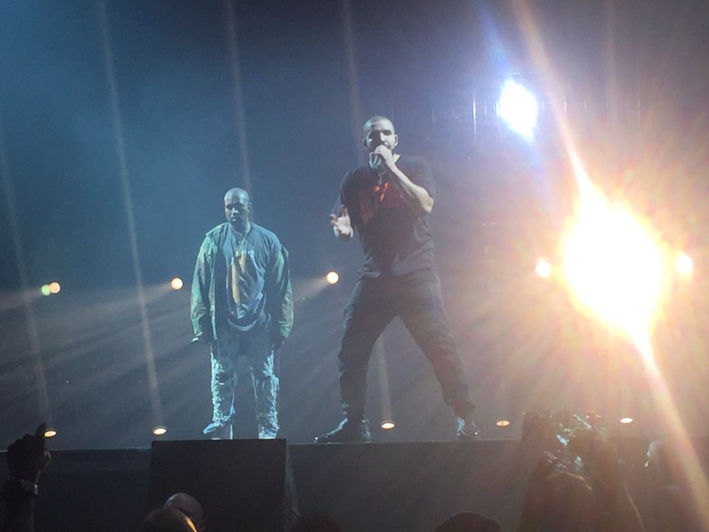 XXL's tweet photo. Kanye West announces collab album with Drake https://t.co/EG5hE2nU5N https://t.co/byzevU5sac