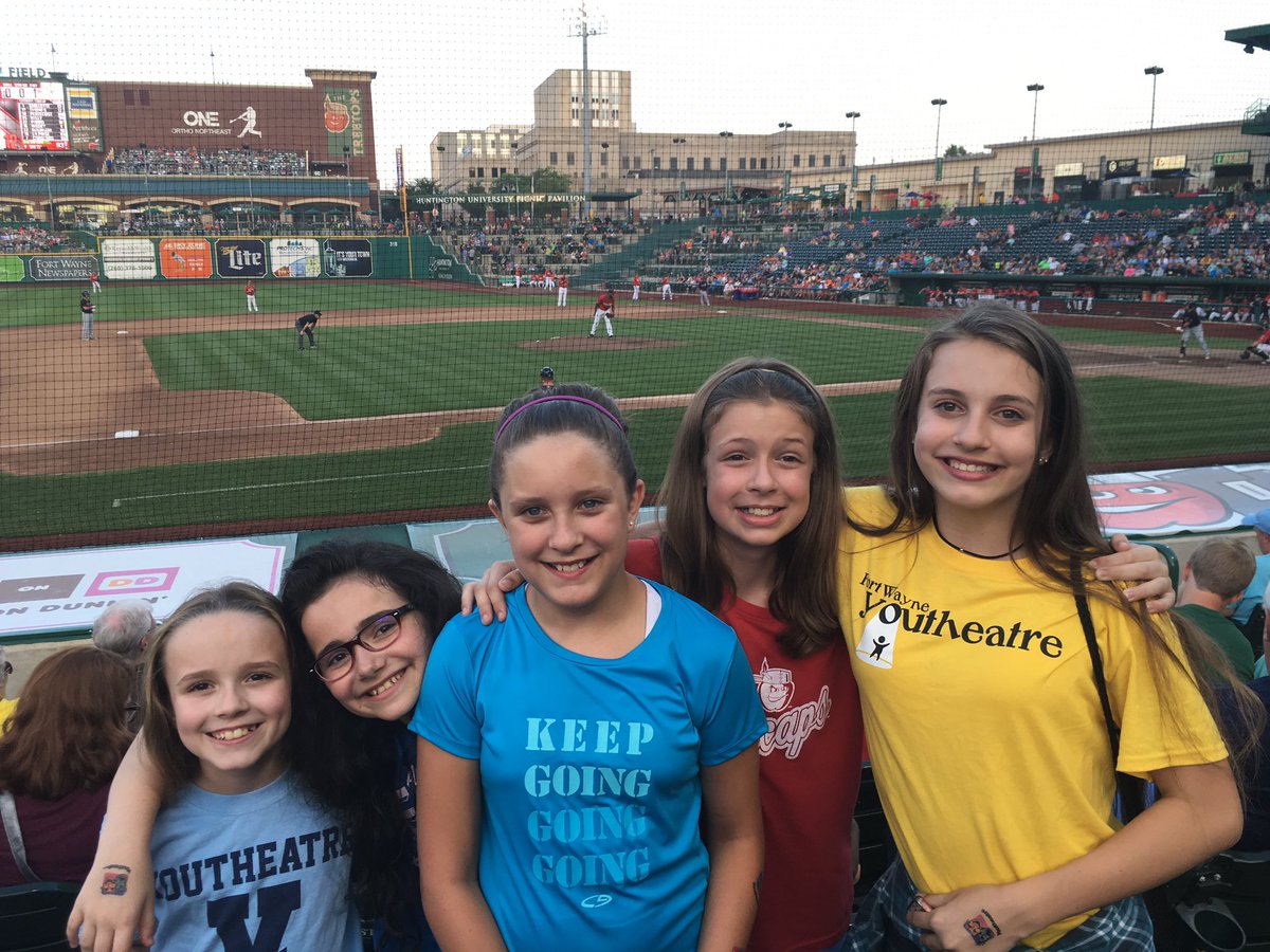 iamkatann's tweet photo. Fort Wayne Youtheatre @tincaps  #tincaps https://t.co/jn2BCXIaS9