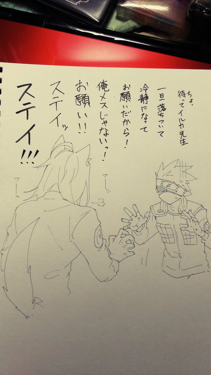 ちなみにうちの獣人イルカ×カカシなんてこんなもんです。Ω関係ない。でも強イルカ好き! 