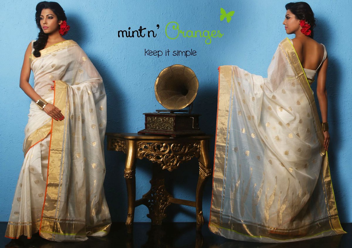 MintnOranges's tweet photo. An Exquisite range of Handwoven Pure Banarasi &amp; Chanderi Sarees, Lehengas &amp; Dupattas https://t.co/LjYSFnV8wK