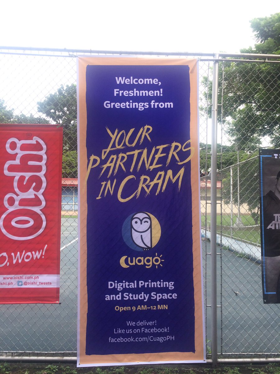 CuagoPH's tweet photo. Good morning! What a great day to welcome our new #PartnersInCram! Welcome to Katip, Ateneo freshies! 😉@OrSem2016 https://t.co/YxTulp9zGg