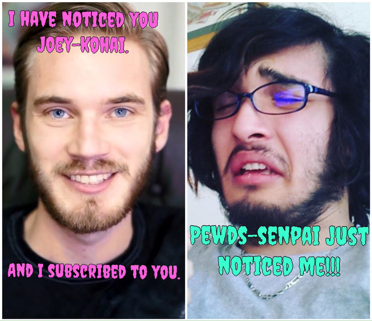 SaikaArachi's tweet image. @pewdiepie #TryNotToCringe
When u subscribe to a bro be like