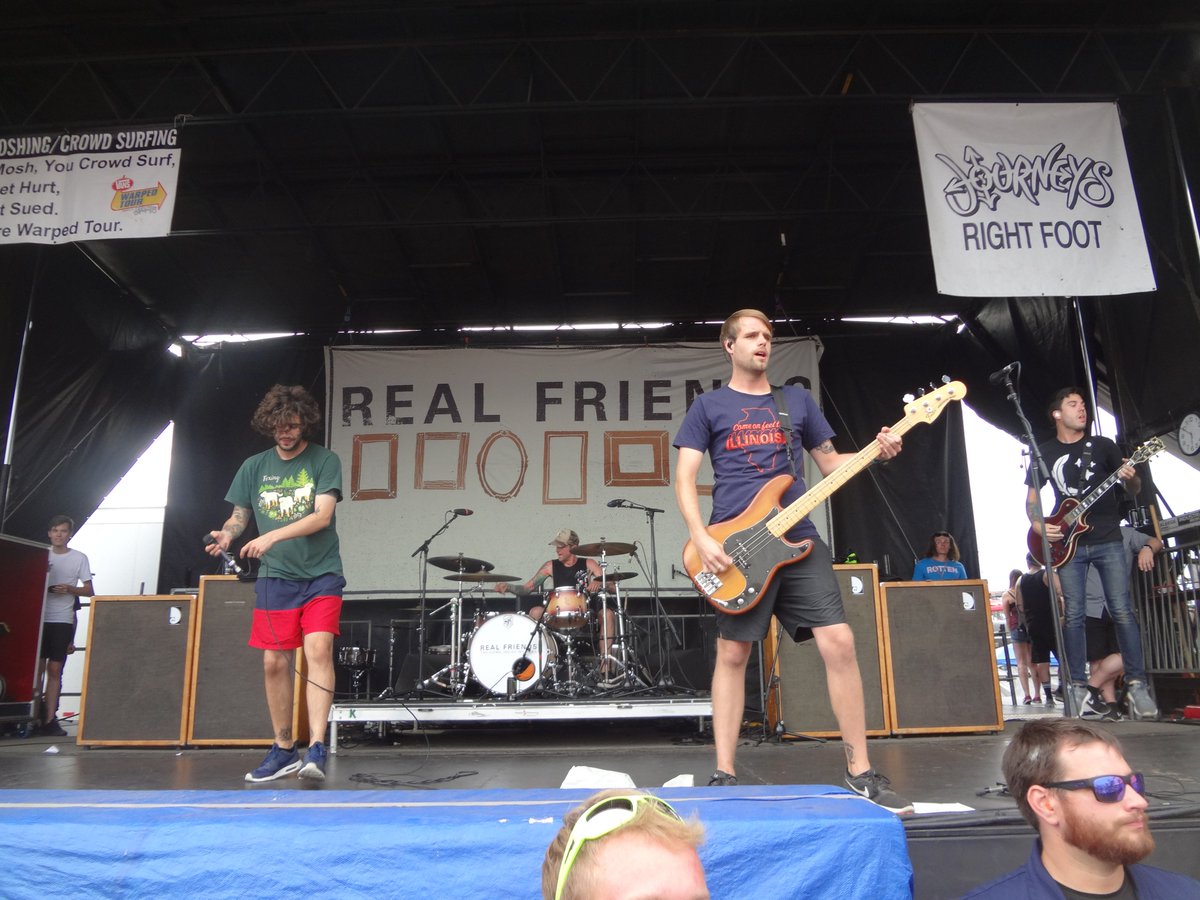 NealOseland's tweet photo. Tay met Kyle and was a happy person.I was front row for @realfriendsband and happiest Dad in Denver. So good, so fun https://t.co/vC4CSKyLpB