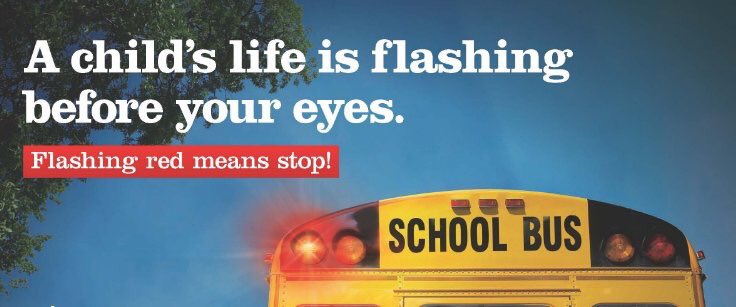 Safety is the #1 priority of WCPS, so let's talk bus safety: Watch for flashing lights &amp; be ready to STOP for kids!