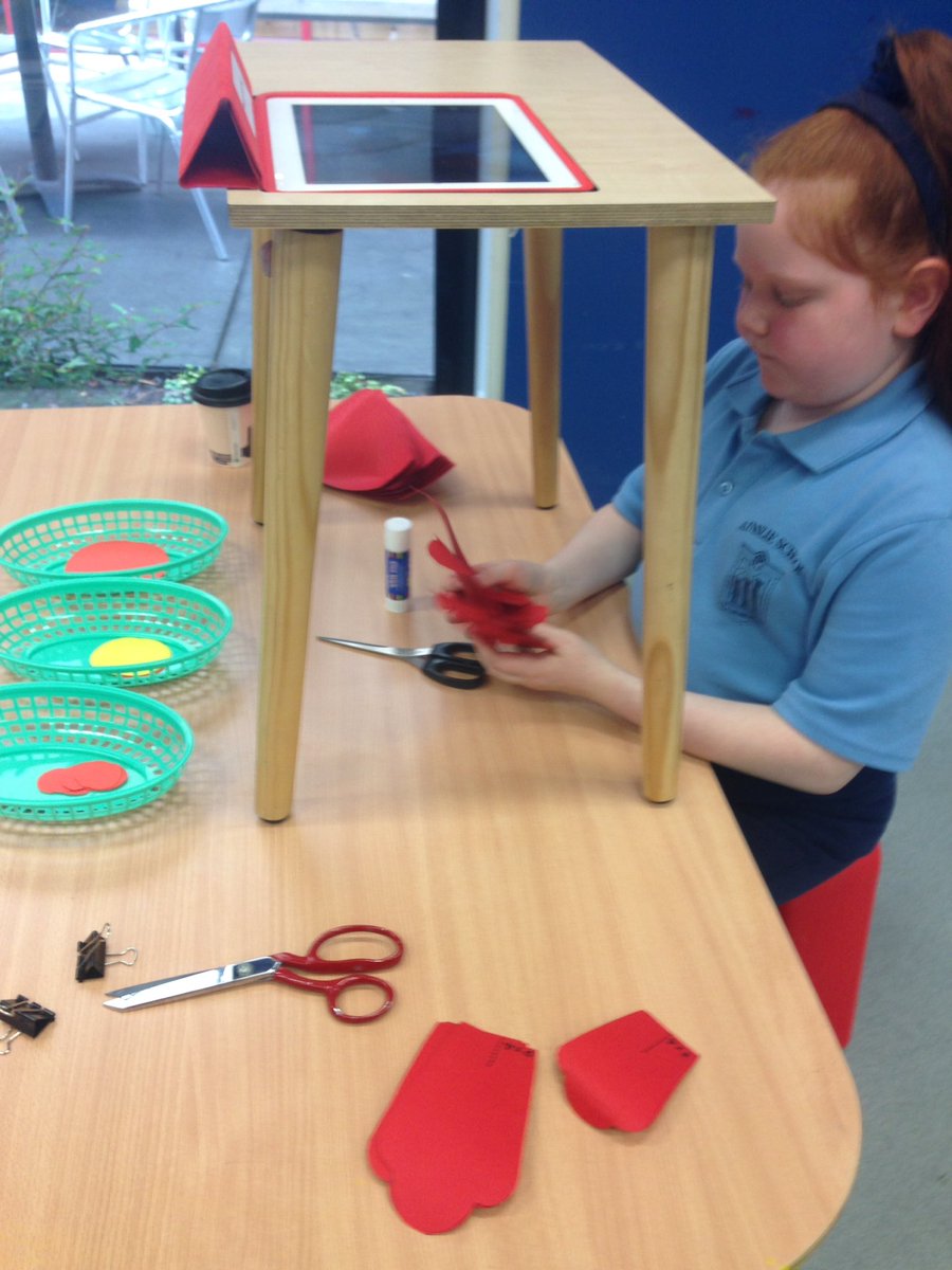 sidandned's tweet photo. School kids trialling art activities today in the @_CMAG_ studio for a new #nolan outreach resource #theartbox https://t.co/TabCs56GMx