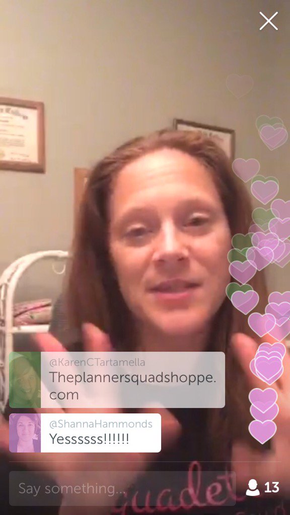 maingitasmom's tweet photo. .@busyboysbrigade on #Periscope: 🎉💗 #SquadetteShow! #plannersquad Meet my new 100 pen Ki… https://t.co/bUTWMXkXuG https://t.co/FAXNMT0Hs1