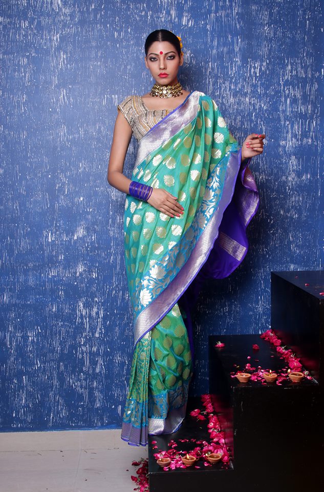 MintnOranges's tweet photo. Handwoven Pure Banarasi Silk Sari from @MintnOranges https://t.co/qremgGnOg6