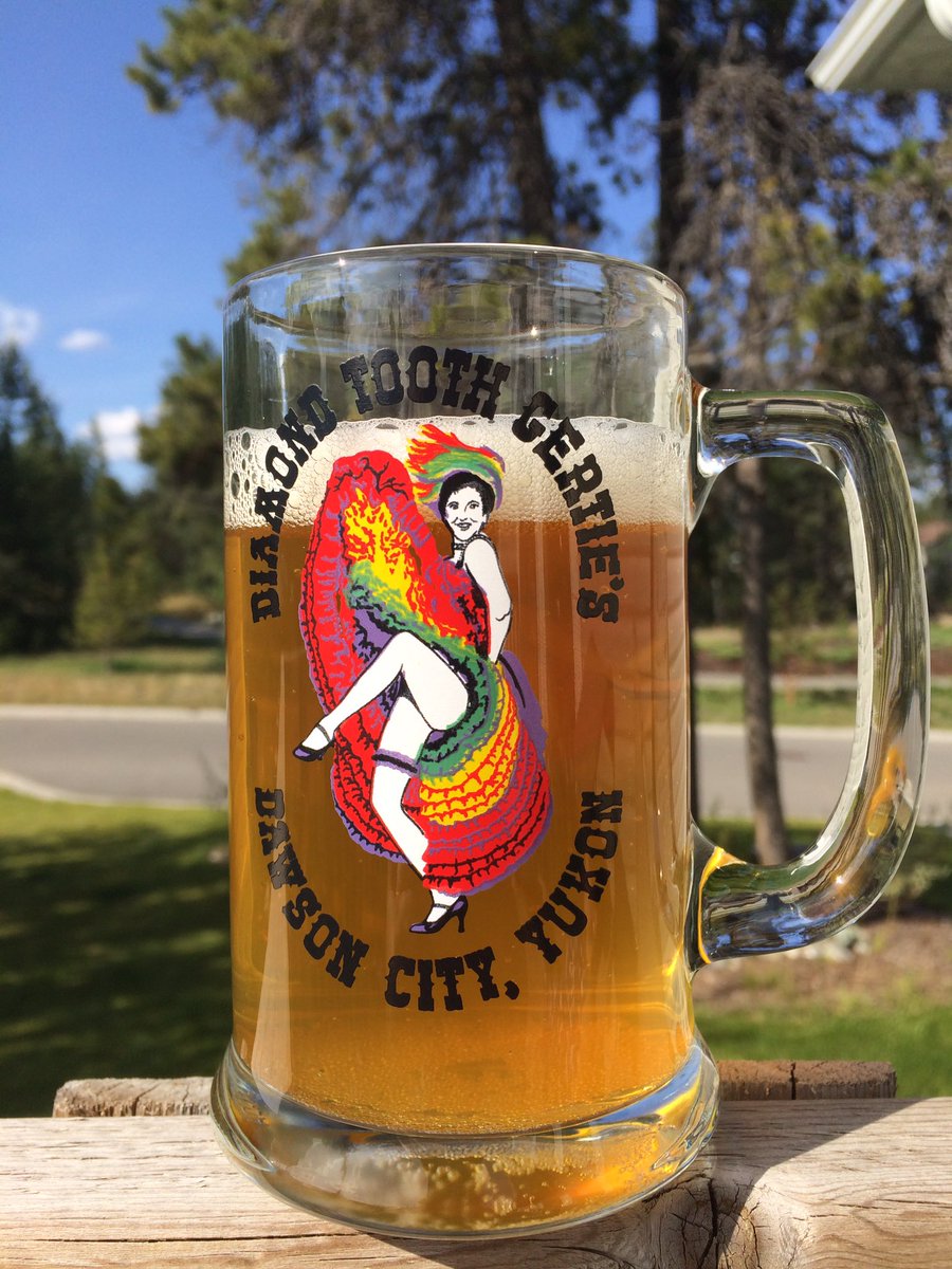CoralieU's tweet image. Cooling off with a Kolsch on the deck #YukonSummer #WelcomeBackSummer
