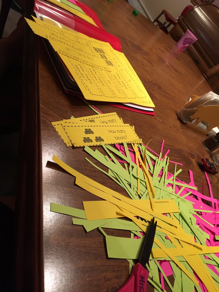 mrskaufman1st's tweet photo. Aahhhh yes....the school prep is well underway. #justkeepcutting https://t.co/OaL12U2iL2