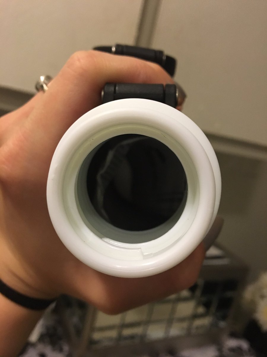 Hayleek8's tweet photo. @GoContigo Seriously? Putting instructions inside a small mouth bottle with no way to get them out. https://t.co/Xzs0EAQwHJ