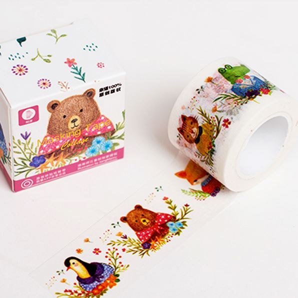 Fuzzlepip's tweet photo. Washi tape bear and friends cute kawaii (3cm wide, 10m long) https://t.co/w9LGScYTuf #Etsy #OrientalTape https://t.co/3SCDGY13rE