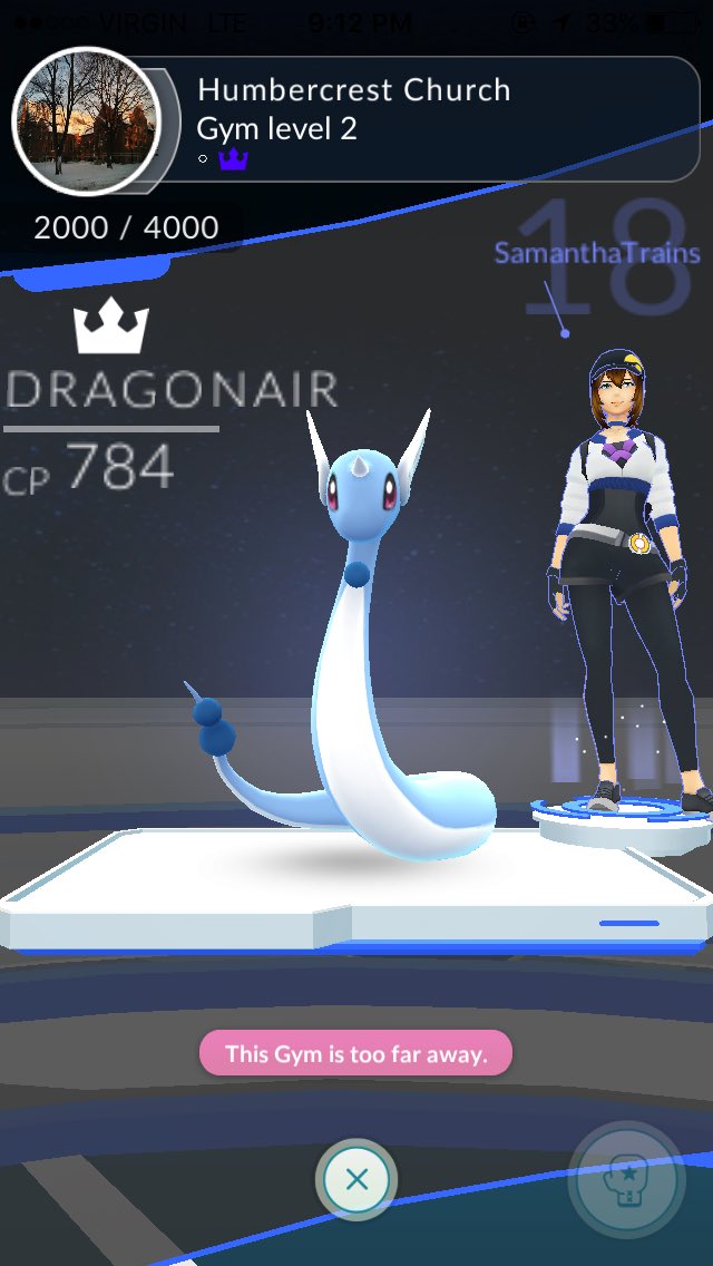 saixo_'s tweet photo. Holding down the gym for #TeamMystic @TeamMysticTO help a sista out https://t.co/d58WMrZ2Bf