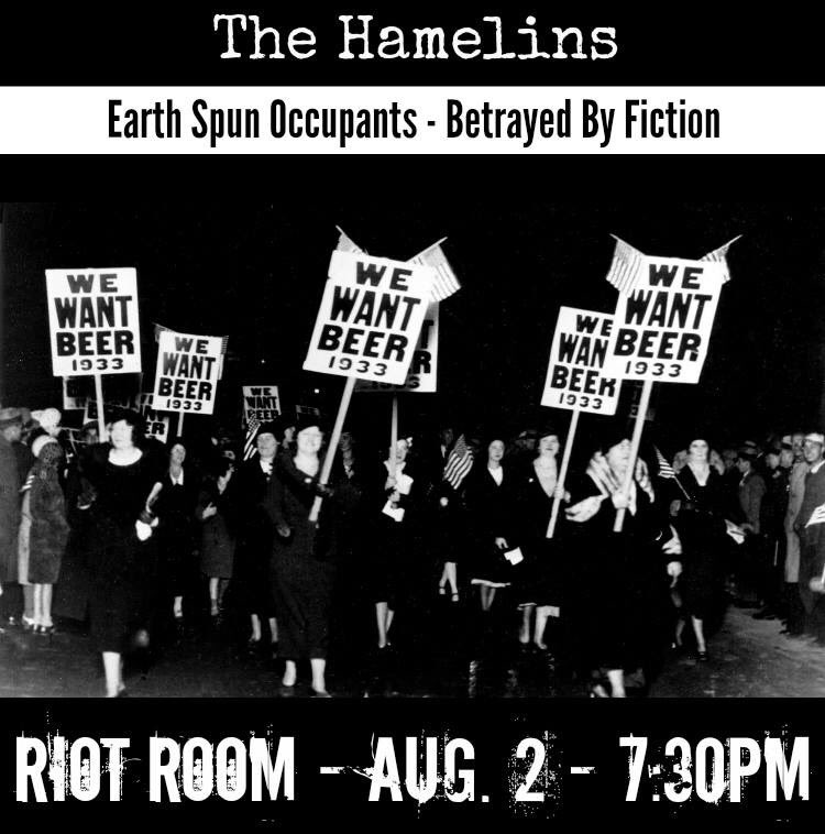 thehamelinsKC's tweet photo. Tomorrow is for partying. Come see some local music @riotroom . Doors at 7:30. 8/2/16 KC, MO. #GoHam #letsgethammed https://t.co/y0xlb5YtZk