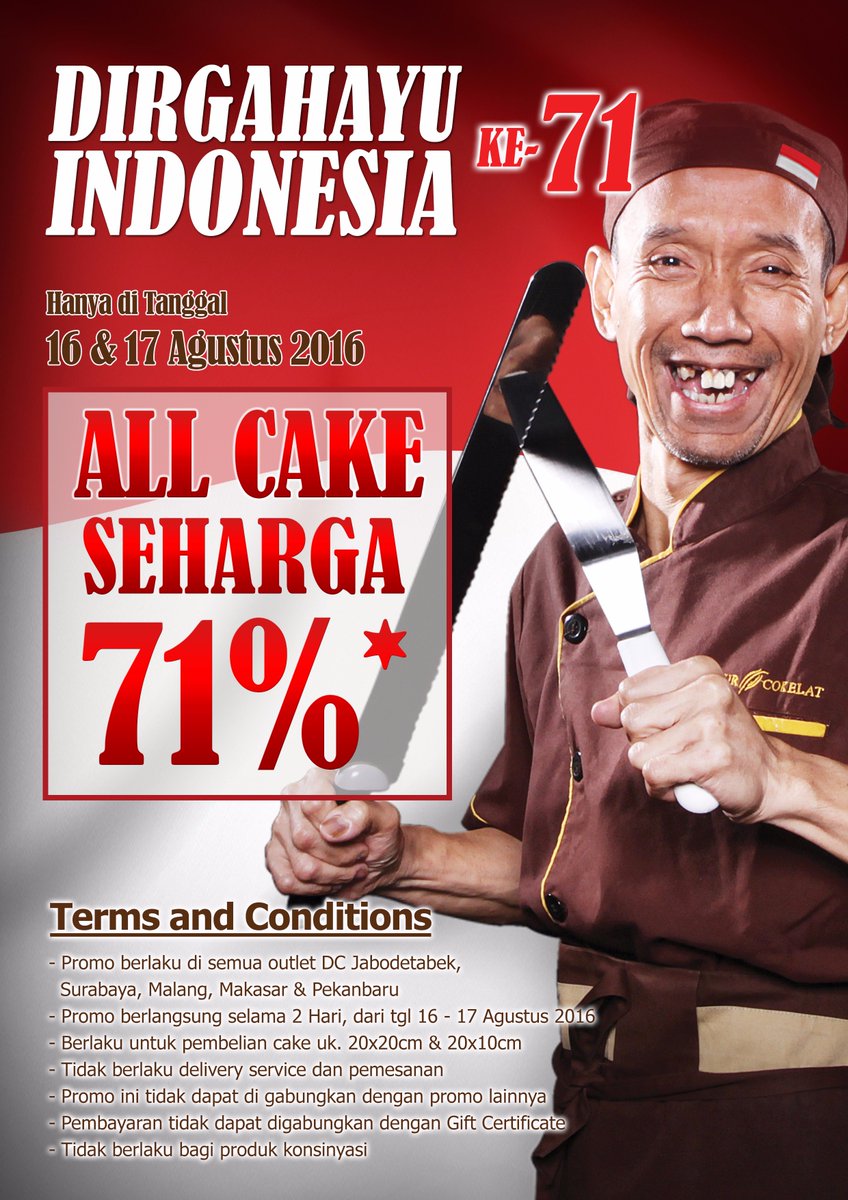 Promo Dapur Cokelat 17 Agustus 2018 Toko Sragen Promo Dapur Cokelat 17 Agustus 2018 Toko Sragen