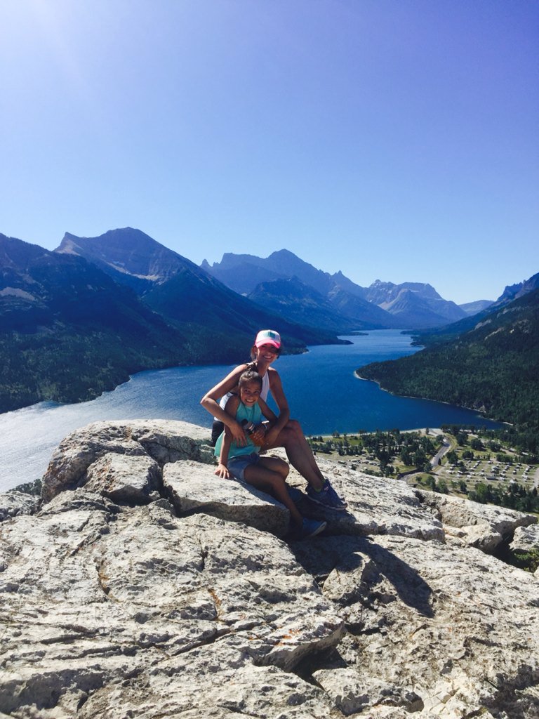 One of the best views in the world right in my backyard . Love #Waterton #staycation2016