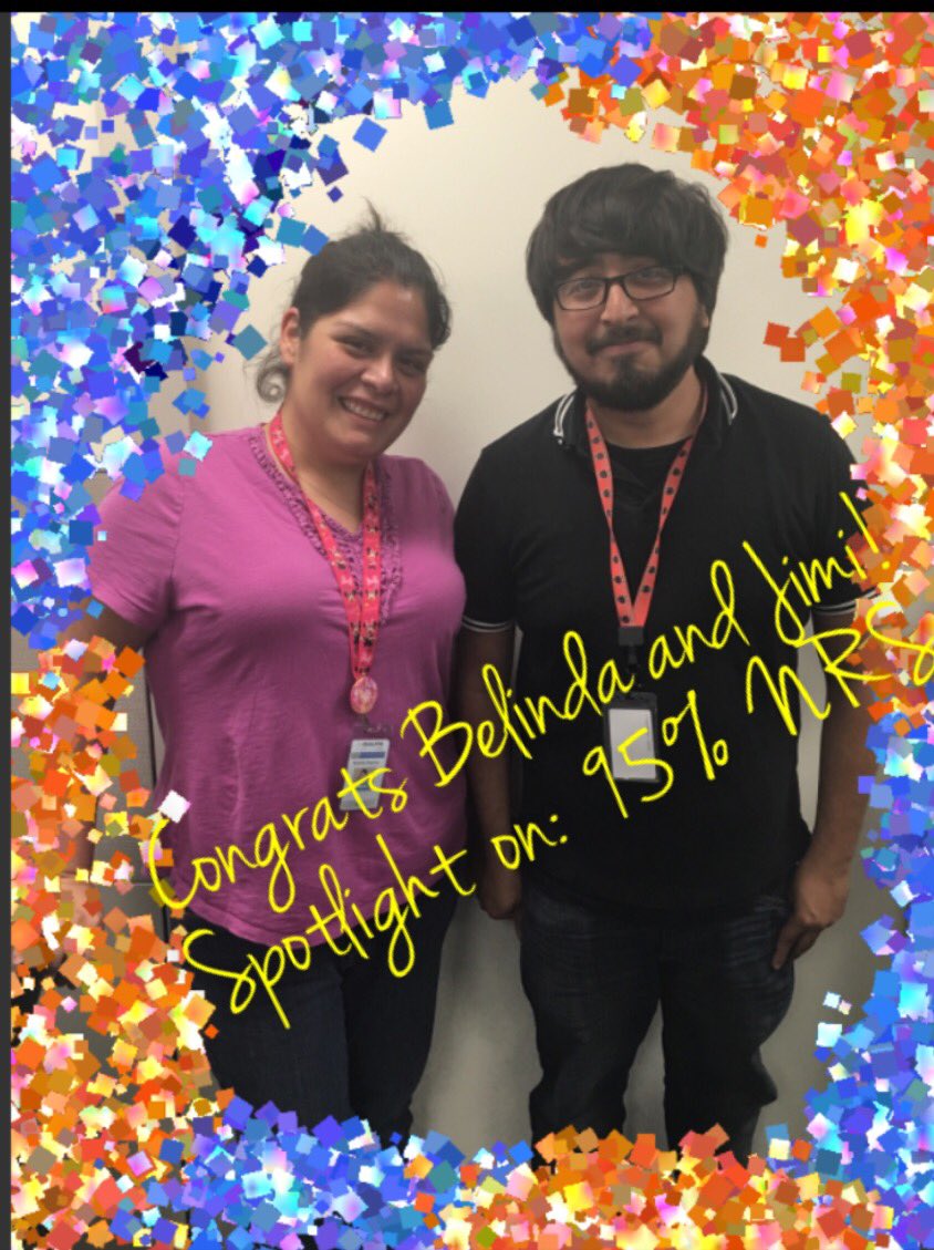 AlwaysInFirst's tweet photo. Harlingen's finest! 95% NRS last week! 😱😄😊 setting records! https://t.co/8IAQNbAKU6