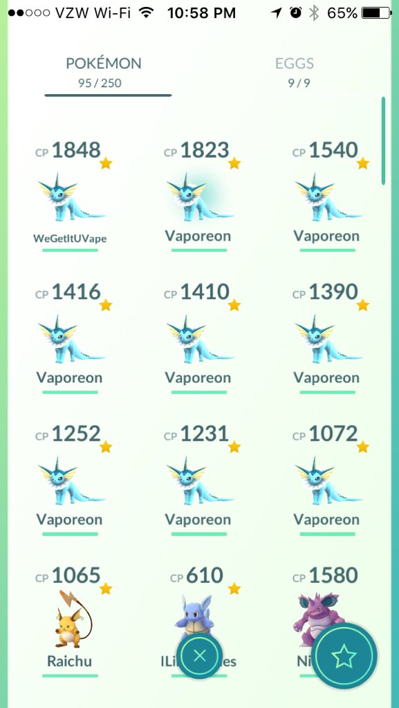 SamEam's tweet photo. @MackZorris_ No match for this squad full of Vapes. https://t.co/MO7f64IPhd