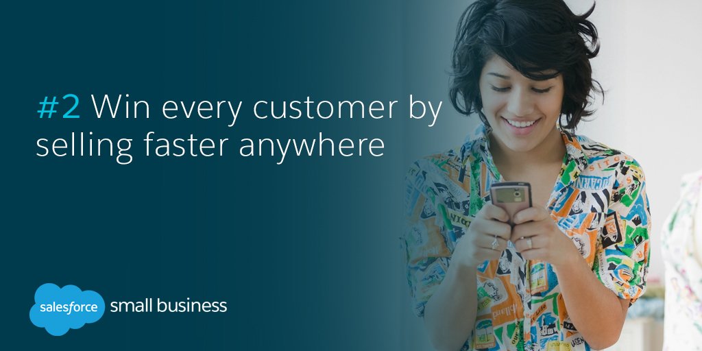 salesforceapac's tweet photo. TIP OF THE DAY! Sell more from anywhere: https://t.co/kaTGCk36nc #SmallBizFestVic #SMBtipoftheday #findwinkeep https://t.co/iKJTGoMAhl