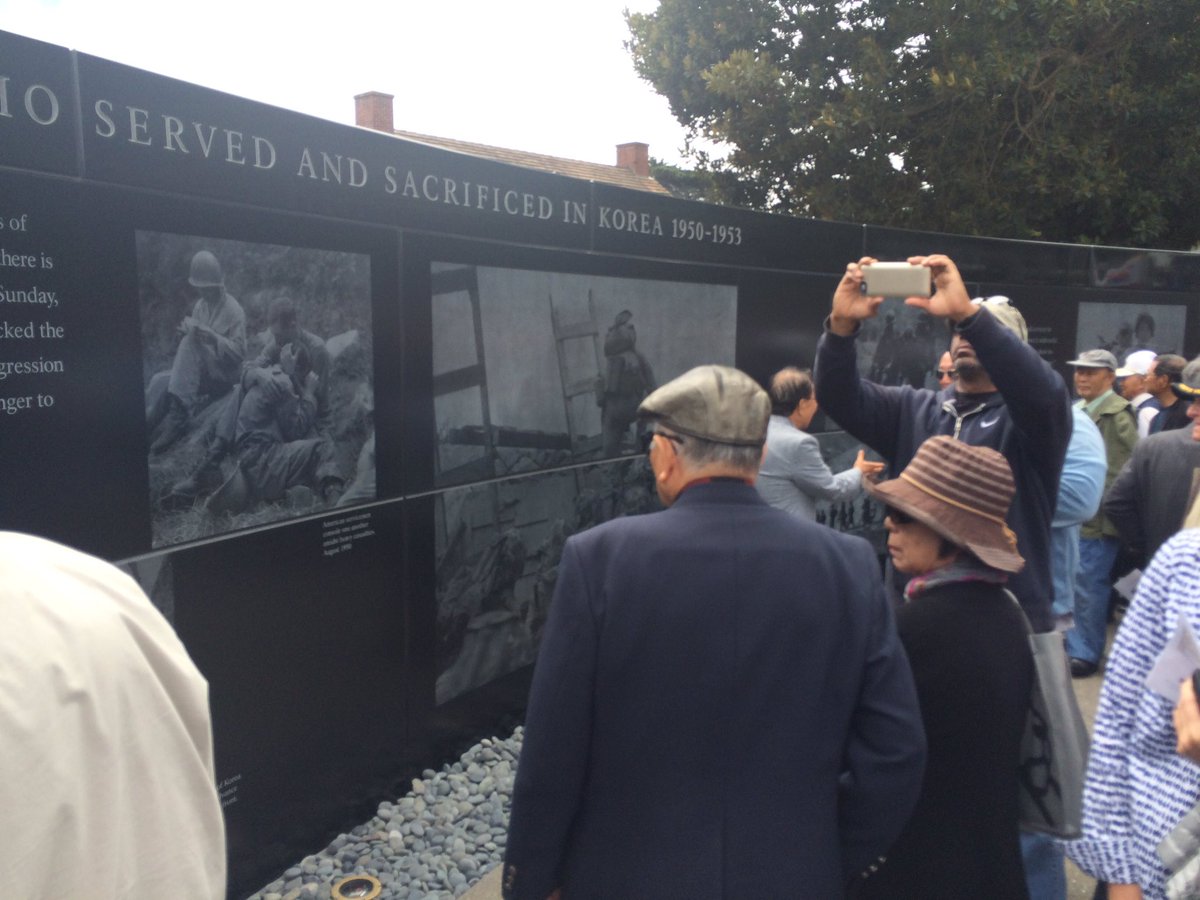 hanjangho76's tweet photo. Korean War Memorial at the Presidio in San Francisco. https://t.co/qvVucHt6g3