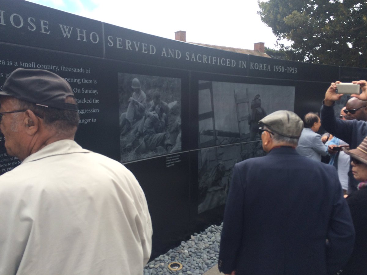 hanjangho76's tweet photo. Korean War Memorial at the Presidio in San Francisco. https://t.co/qvVucHt6g3