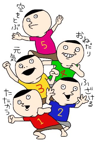 @aiko0oo 初めまして!ありがとうございます(^-^)
かいてみました!男の子5人ってすごそうですね(^-^) 