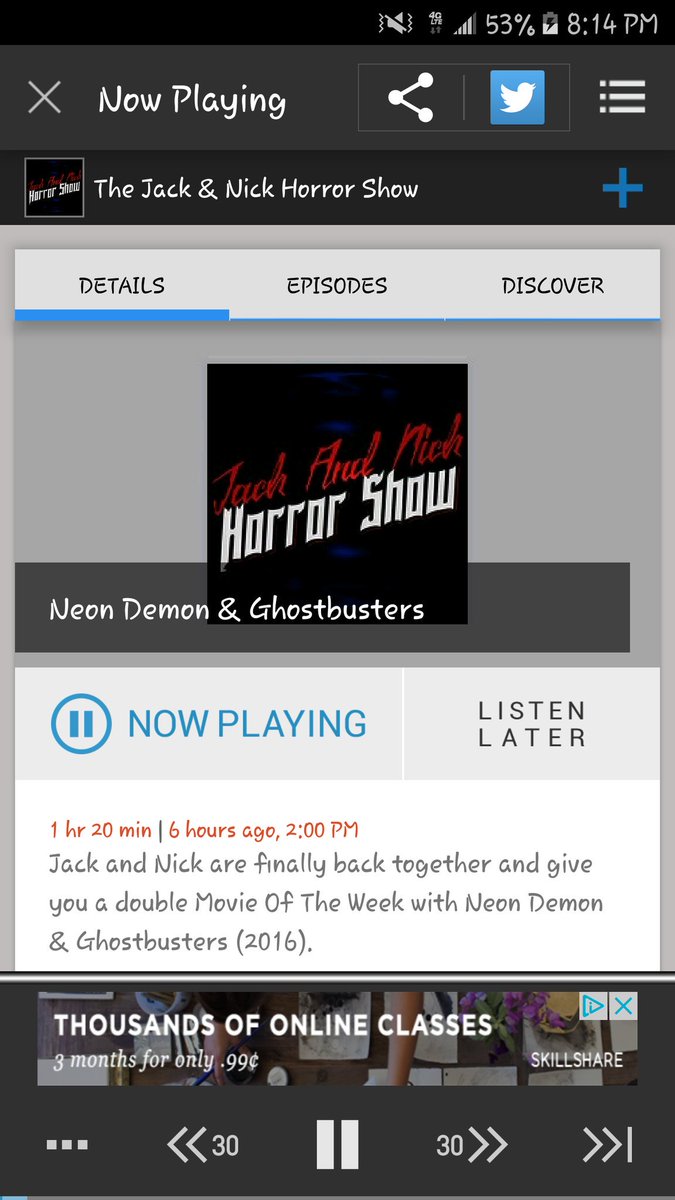 corpsehead's tweet image. Now listening to @jackandnickshow  Happy Birthday @JacobK666 
 Good to hear you guys! #NicksFirstFuck
