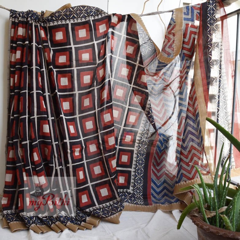myBithi's tweet photo. #Gicha saree with dabu print Mesmerising #Cotton for all occasions. Enjoy the beautiful #Indian #saree... https://t.co/HcOx8XwmyA