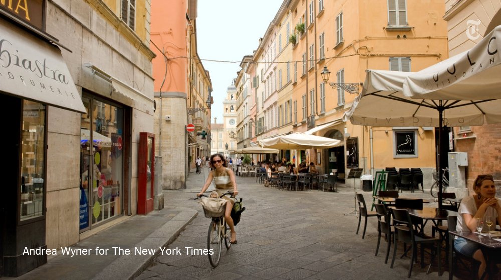 nytimestravel's tweet photo. No belly goes empty in Parma. 36 Hours in the beautiful Italian city: https://t.co/gvl0O93G3t https://t.co/M6qnSK1hD0