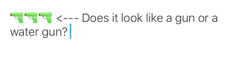 _twilighttown's tweet image. 🔫🔫🔫 &amp;lt;--- Does it look like a gun or a water gun? #iOS10Beta4 #iOS10