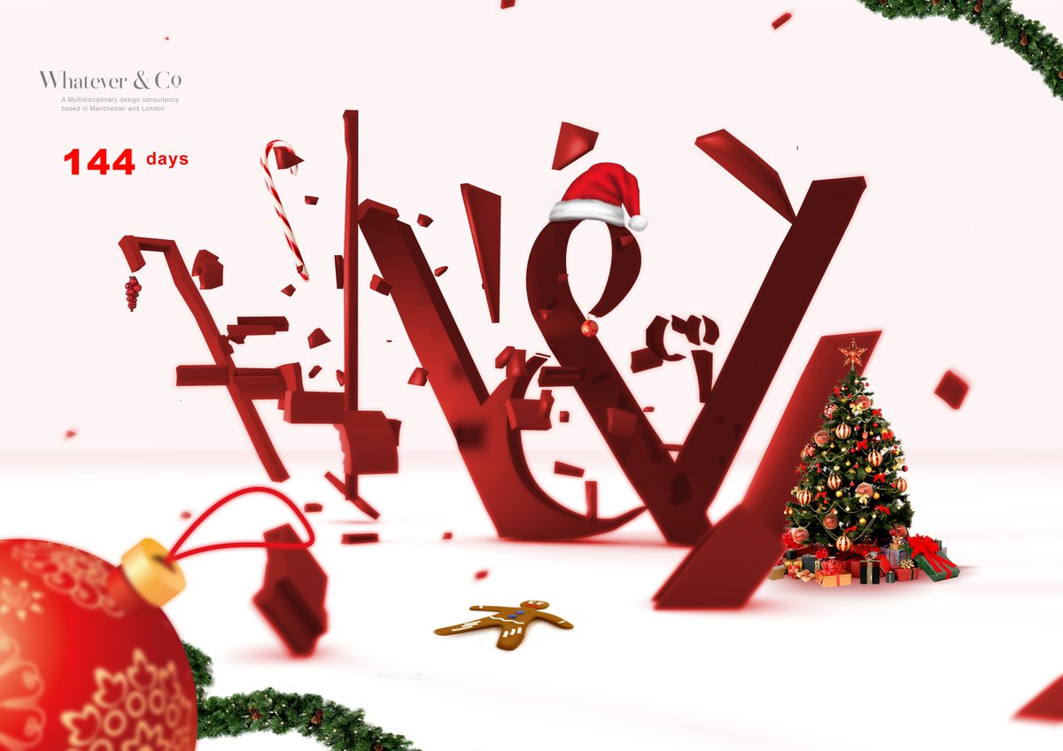 Whateverandco's tweet image. Let us help you plan your festive #advertising #branding - Only days 144 to go! #retail #hale #cheshire #Manchester
