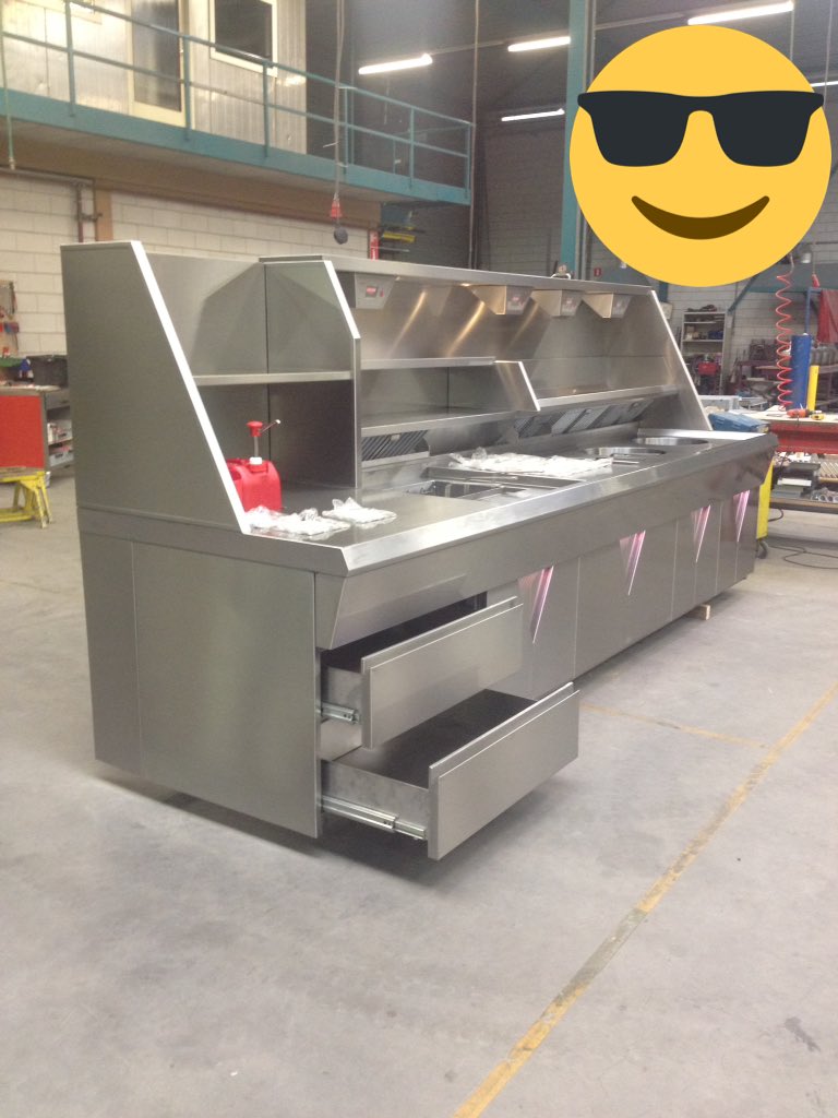 New project ready! Custom made high efficiency fryer! #sirocco #fryer #frituur