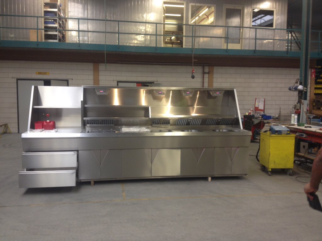 An other picture of this beautiful HE fryer #sirocco #fryer #frituur