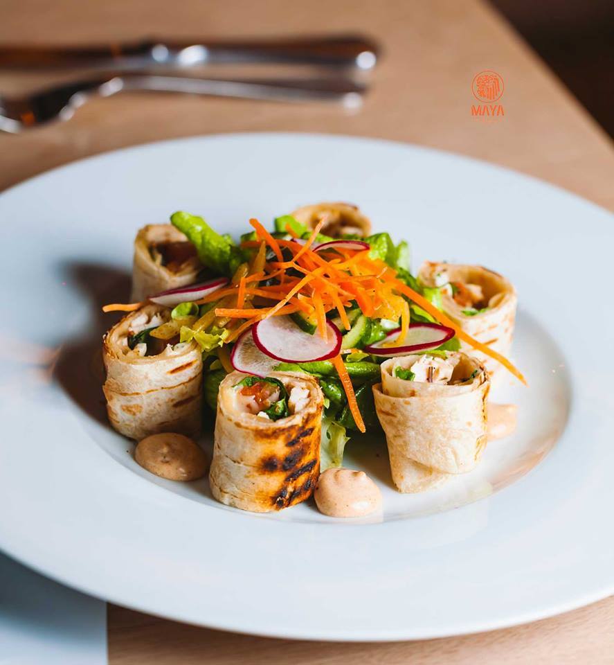 MAYA Mexican Restaurant &amp; Barın yaşıl salat ilə toyuqlu bükməsini dadmısınız? 

bakuguide.com/az/1-yemek-icm…