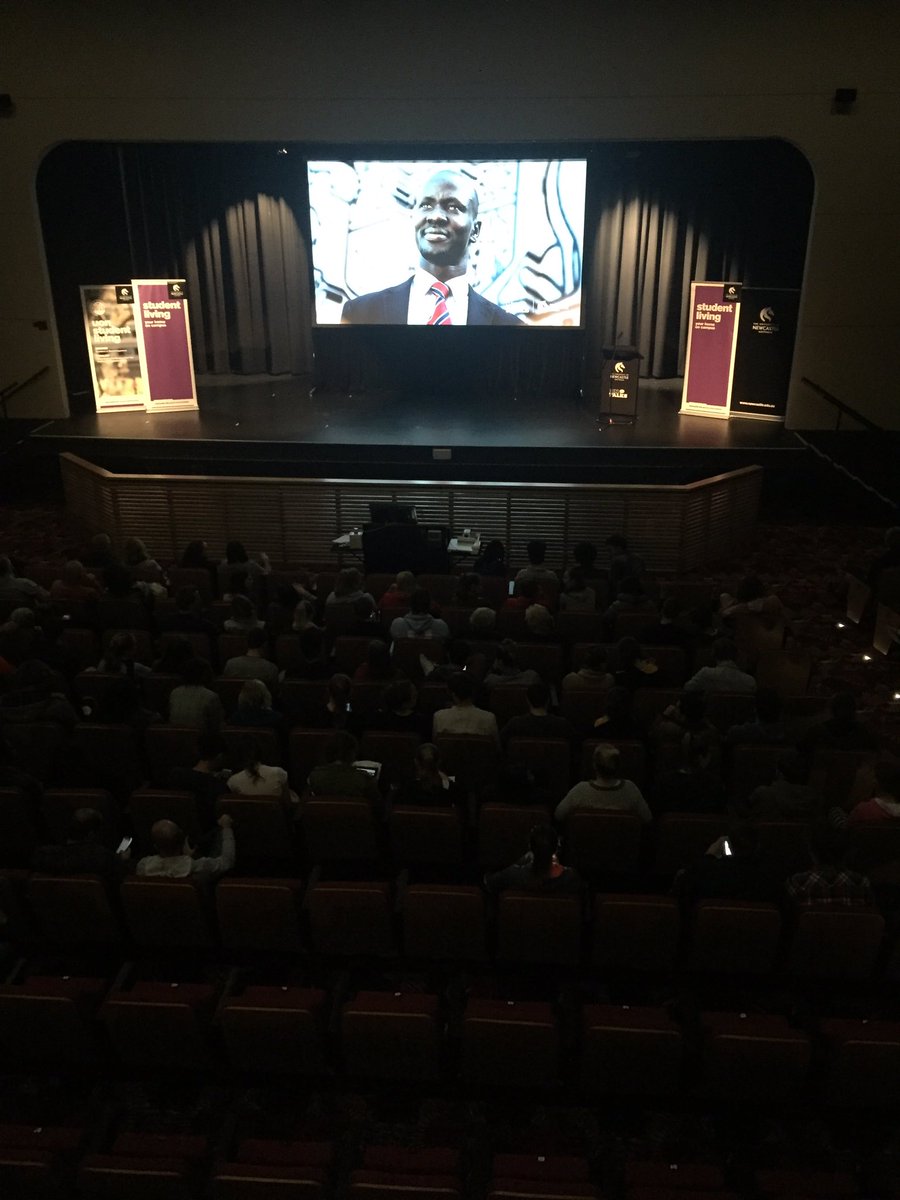 LindaDrummond's tweet photo. Settling in for #restalks with Deng Thiak Adut."From fear to Freedom" https://t.co/c5ESgST8RV