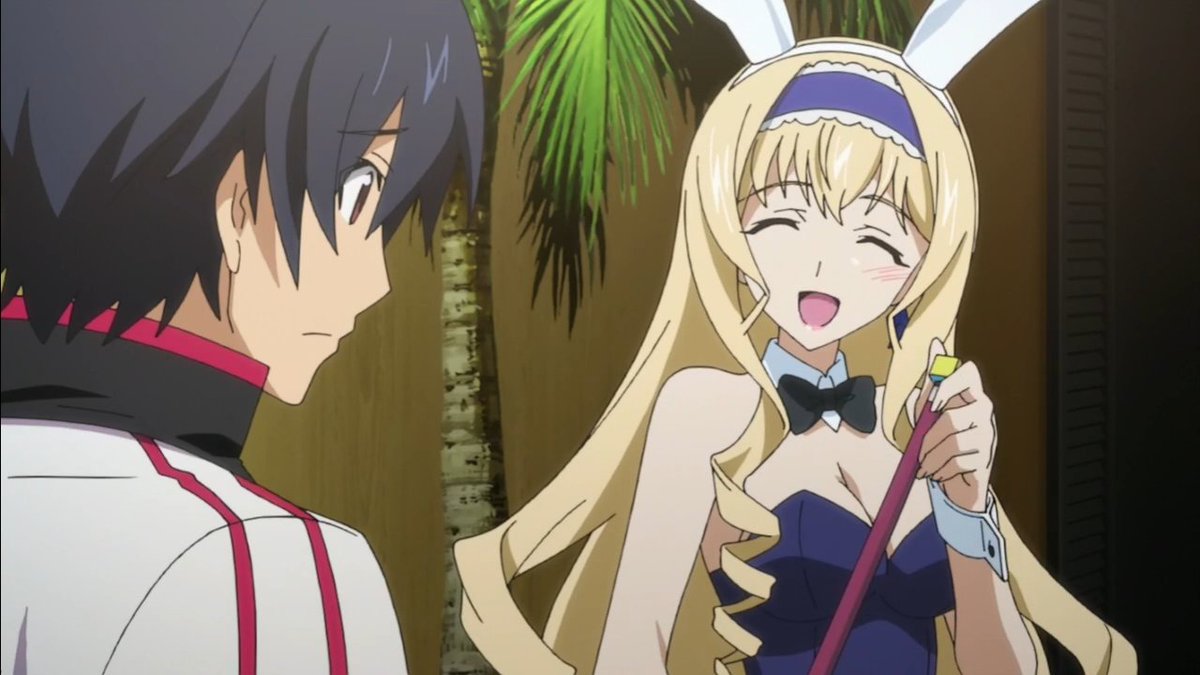 バニーの日 ISバニーガールズ！ アニメではセシリアとラウラが着て 