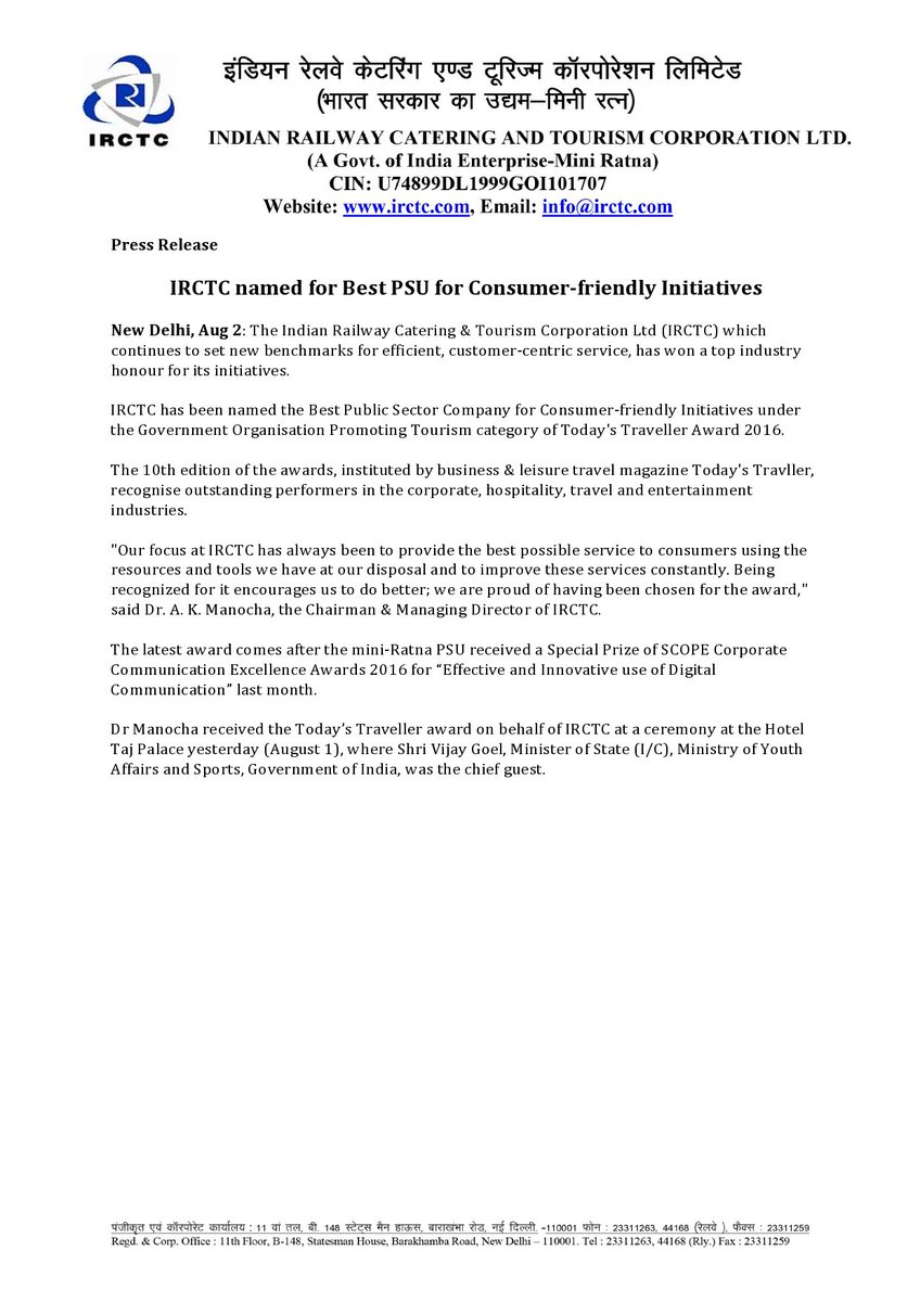 PRO-IRCTC tweet media