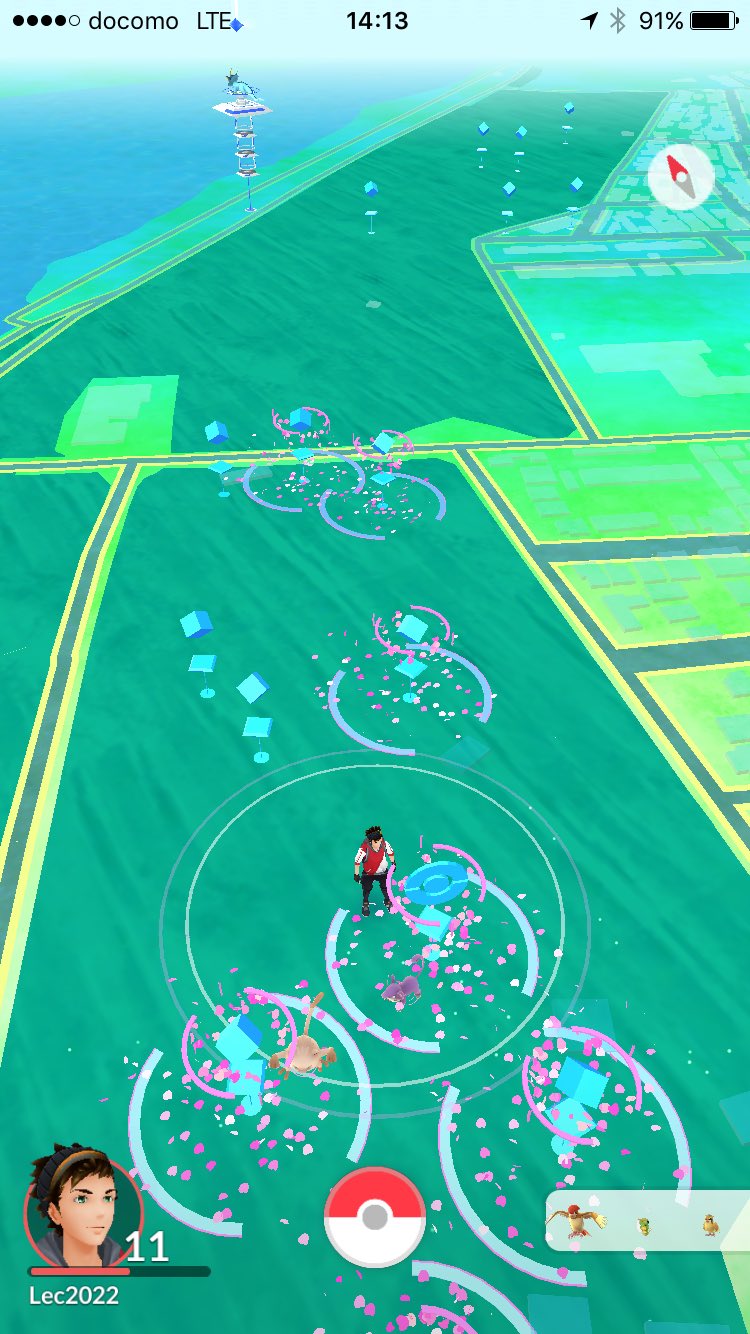 レク斗 Saoグッズコレクター 新潟のポケモンgoの聖地 護国神社にやってきた 話通りポケストップが密集してる T Co 9k5ti5uqov Twitter