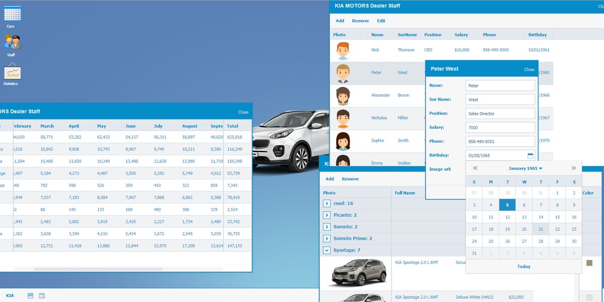 MichalPodkowa's tweet image. Working hard on application samples for next releases!
#FancyGrid #JavaScript #jQuery #Angular #grid #table #form