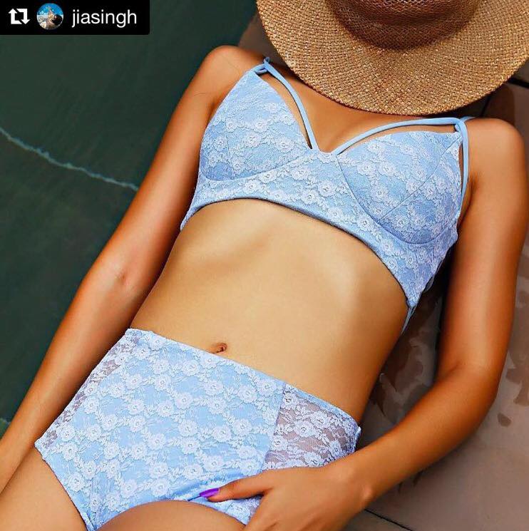 #WanderingforWellness blogger <a href="/jiasingh19/">Jia Singh| Wandering for Wellness</a> wearing <a href="/Flirtatious_ind/">#ClintonCorruption</a> swimwear at #TheLodhiNewDelhi