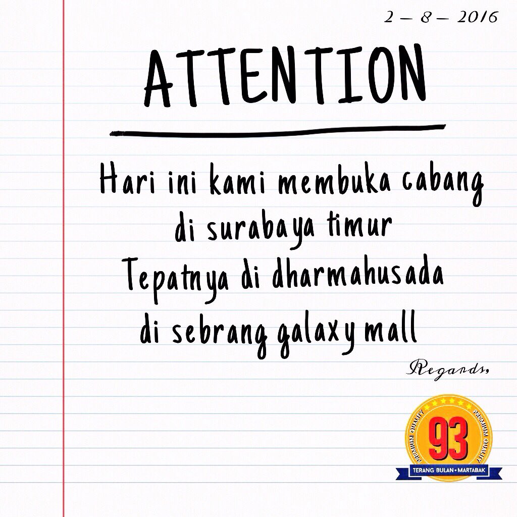TerangBulan93's tweet photo. Warga Surabaya Timur mari merapat yukkk https://t.co/wcMph731kf