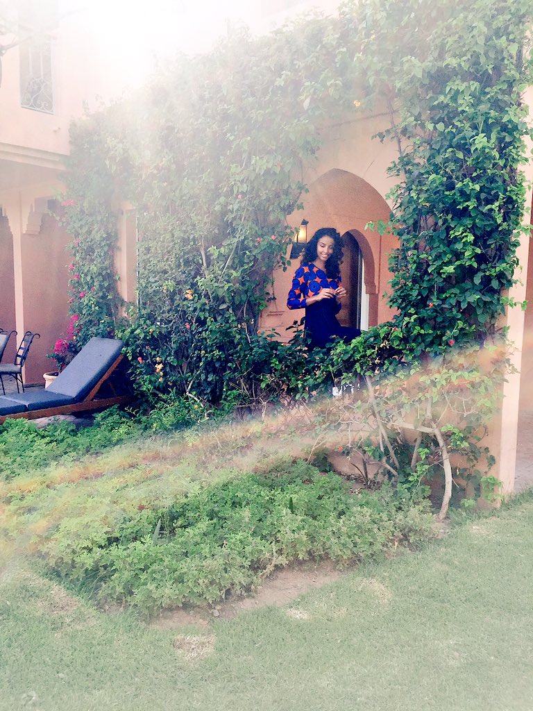 Quelques petites photos inédites du shooting de <a href="/floracoquerel/">Flora Coquerel</a> à Marrakech pour <a href="/publicfr/">Public</a>... #missfrance #shooting