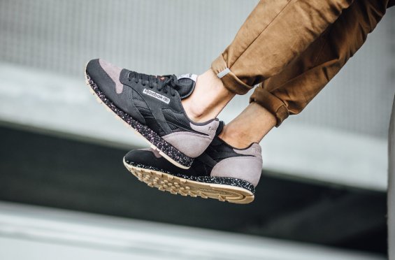 reebok classic leather speckle midsole