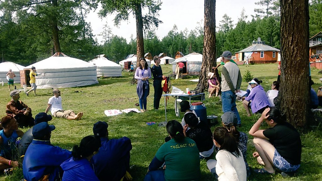 MS2S_Trail's tweet image. Volunteer&apos;s meeting in the camp. Ready for tomorrow ! #MS2S : D -1 ! #MS2S #running #trail #ultratrail #Mongolia