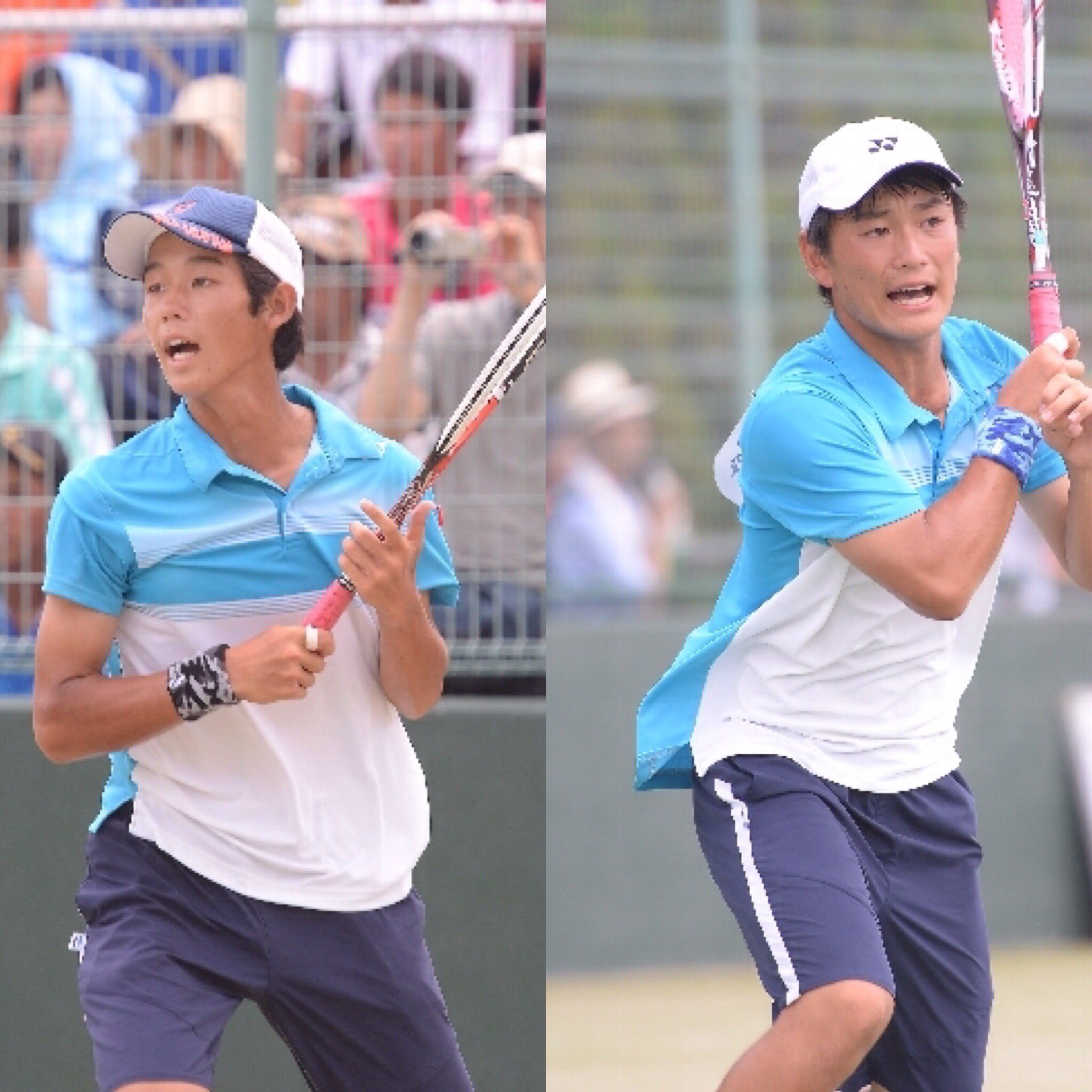 ソフトテニス マガジン 岡山インターハイ 男子個人戦 3回戦 岡山理大附 近藤 森 3 4 上宮 上岡 広岡 近藤組が先取するも上岡組がg3 2と逆転 6g目のデュースを近藤組が取りファイナルとなり最後は上岡組が7 1で2日目残りを決めました T Co