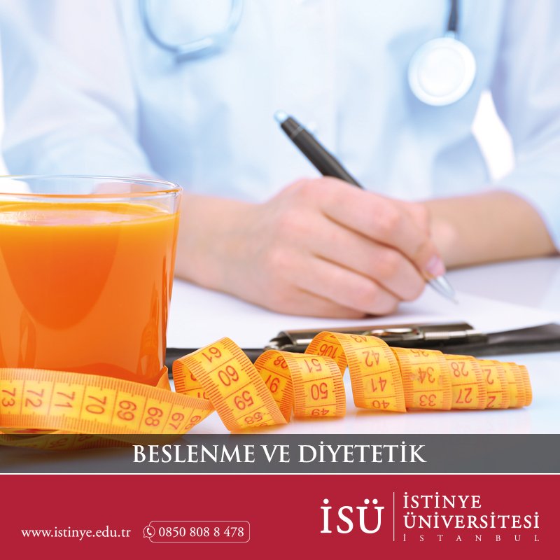 #TercihimYaşatmak  
Beslenme ve Diyetetik Bölümü hakkında detaylı bilgi için; istinye.edu.tr