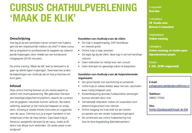 Chat inzetten binnen de hulpverlening?
Kijk &amp; neem contact op! dejeugdprofessional.info/maak-de-klik   
#onlinejz