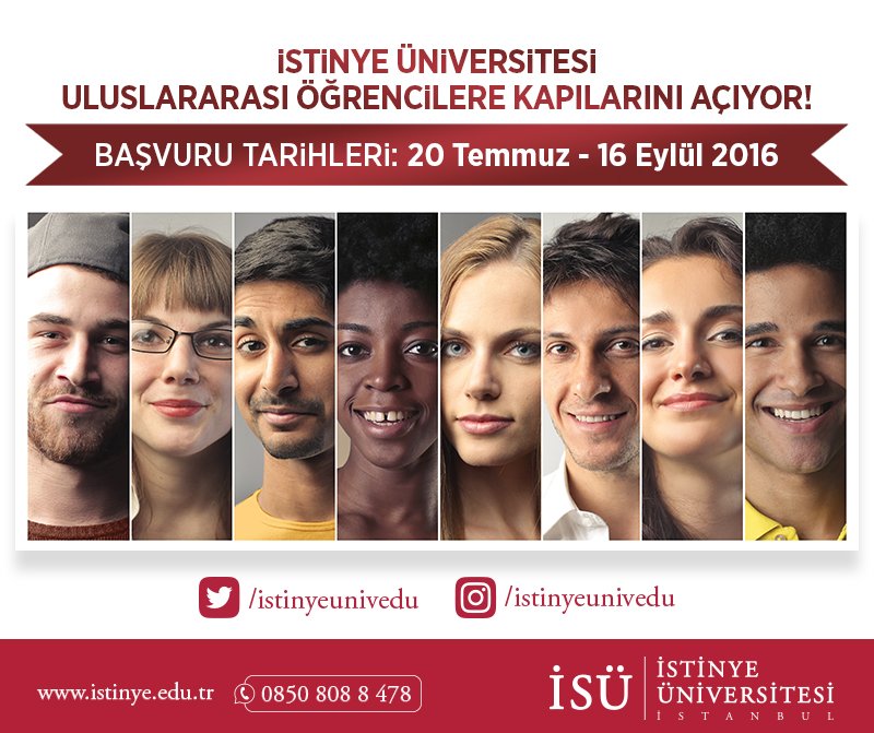 #TercihimYaşatmak  
Uluslararası Öğrencilik hakkında detaylı bilgi için; istinye.edu.tr